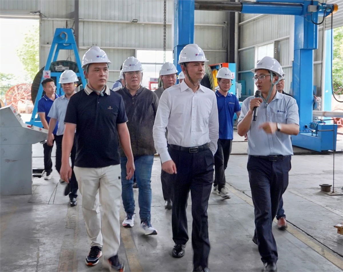 瀏陽市委副書記、市長王雄文蒞臨湘聯(lián)電纜調(diào)研指導！